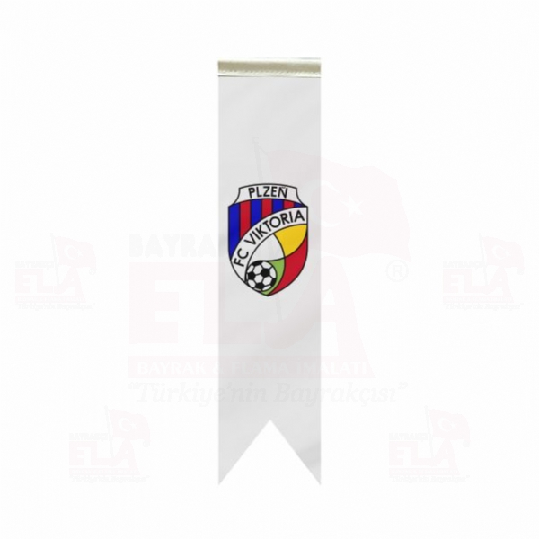 Viktoria Plzen FK Özel Logolu Masa Bayrağı