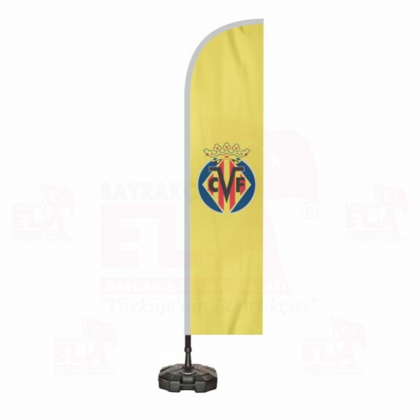 Villarreal CF Plaj Bayra�� ve Yelken Bayra��