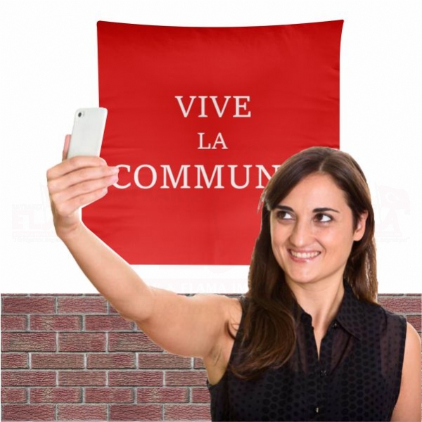 Vive la Commune Bez Arka Plan Manzara