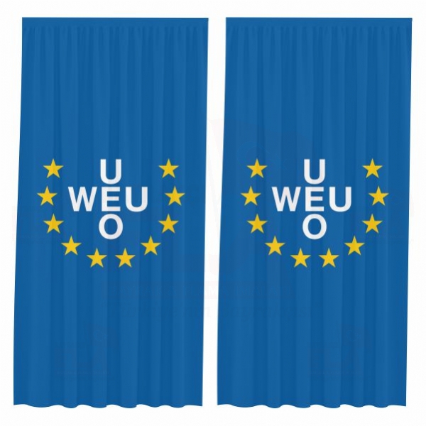 Western European Union Baskılı Güneşlik Perdeler