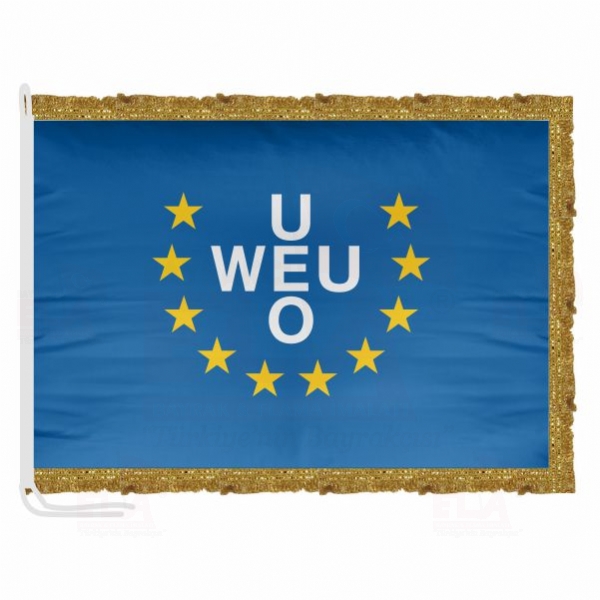Western European Union Saten Makam Flaması
