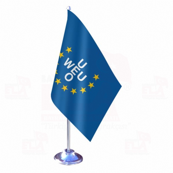 Western European Union Tekli Masa Bayrağı