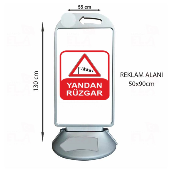 Yandan Rzgar Kaldrm Park Byk Boy Reklam Dubas