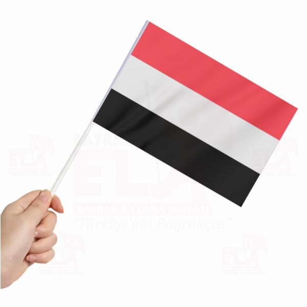 Yemen Sopalı Bayrak ve Flamalar