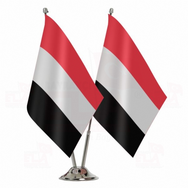 Yemen İkili Masa Bayrağı