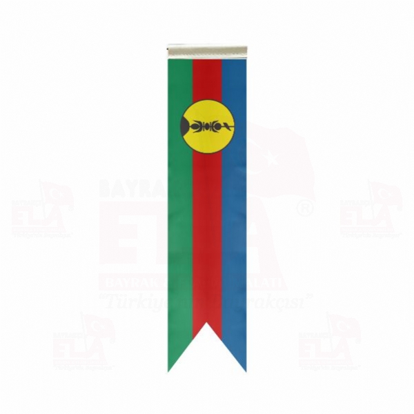 Yeni Kaledonya Özel Logolu Masa Bayrağı