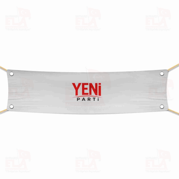 Yeni Parti Afi� ve Pankartlar