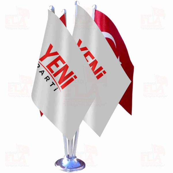 Yeni Parti D�rtl� �zel Masa Bayra��