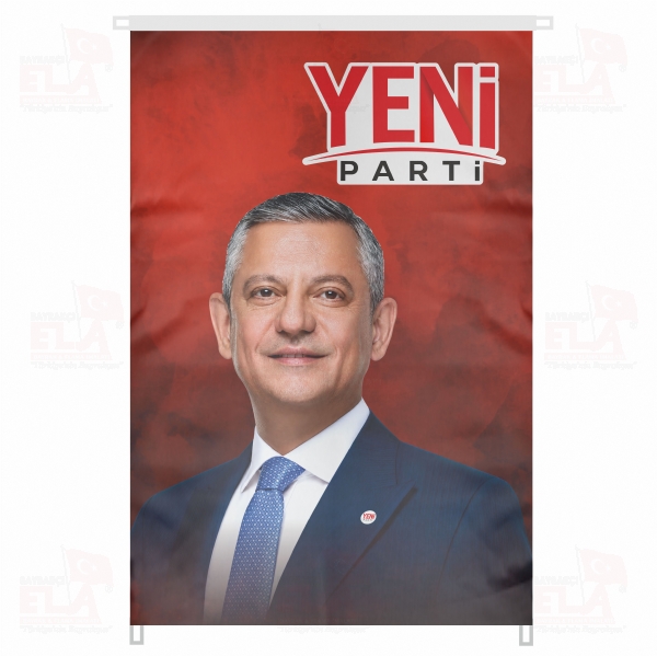 Yeni Parti Lideri �zg�r �zel Bez Posteri
