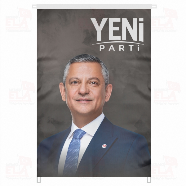 Yeni Parti Lideri �zg�r �zel Bez Posterleri