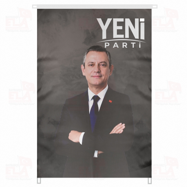 Yeni Parti Lideri �zg�r �zel B�y�k Bez Posteri