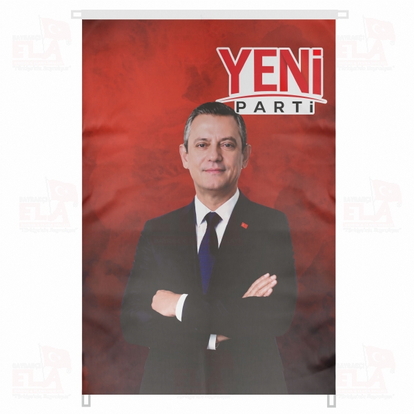 Yeni Parti Lideri �zg�r �zel B�y�k Poster