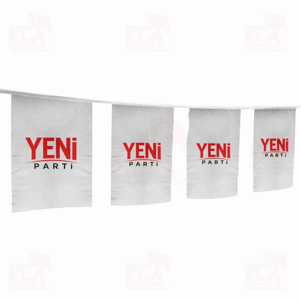 Yeni Parti �pe Dizili Flamalar ve Bayraklar