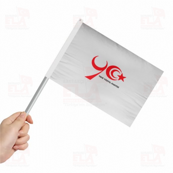 Yeni Y�zy�l Partisi Sopal� Bayrak ve Flamalar