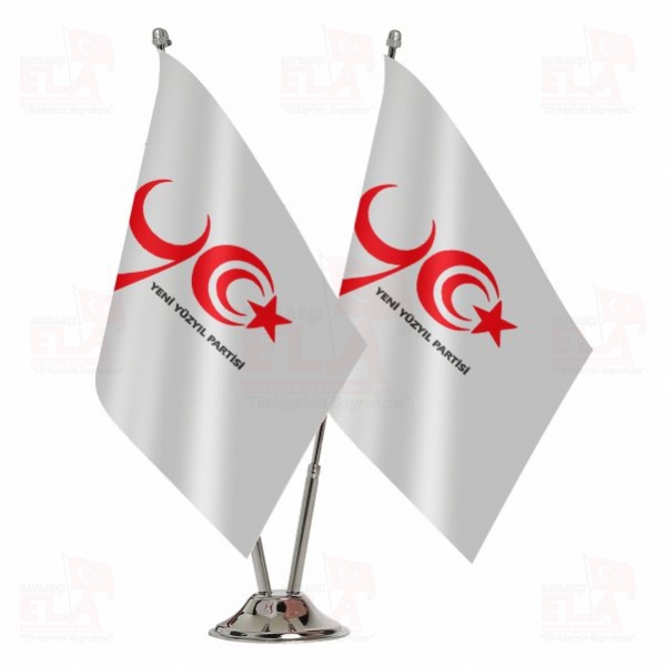 Yeni Y�zy�l Partisi �kili Masa Bayra��