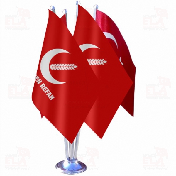 Yeniden Refah D�rtl� �zel Masa Bayra��