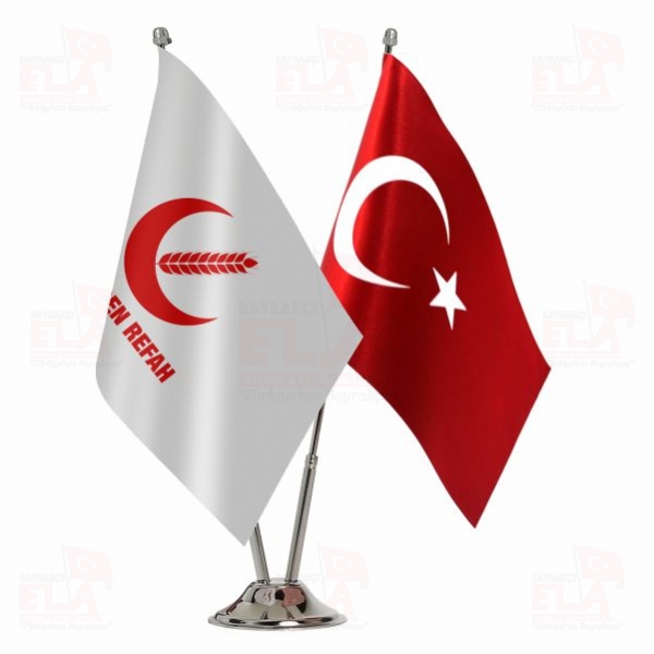 Yeniden Refah Partisi 2 li Masa Bayra��