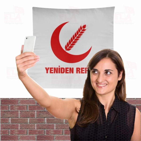 Yeniden Refah Partisi Bez Arka Plan Manzara