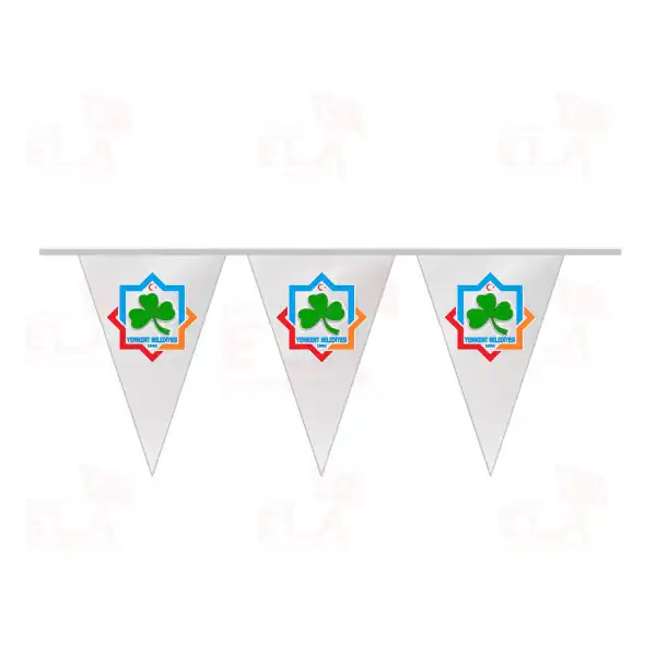 Yenikent Belediyesi Üçgen Bayrak ve Flamalar
