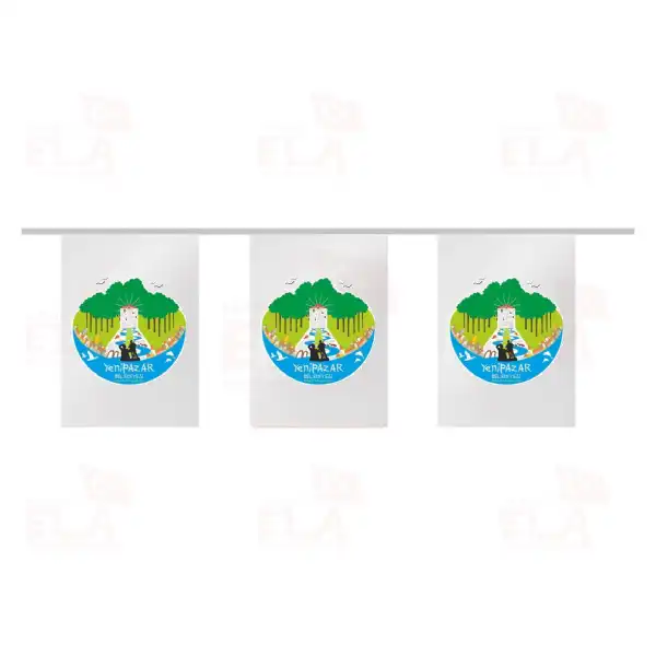 Yenipazar Belediyesi pe Dizili Flamalar ve Bayraklar