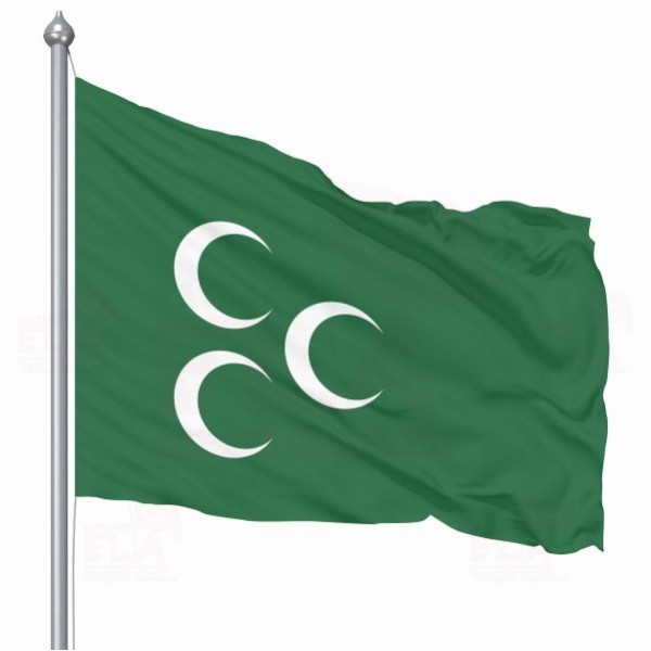 Yeşil 3 Hilal Bayrağı Yeşil 3 Hilal Bayrakları
