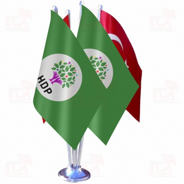 Ye�il Halklar�n Demokratik Partisi D�rtl� �zel Masa Bayra��