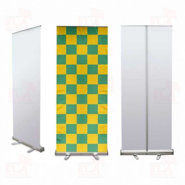 Ye�il Sar� Damal� Banner Roll Up