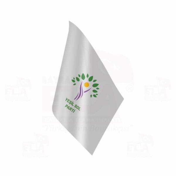 Yeşil Sol Parti Masa Bayrağı