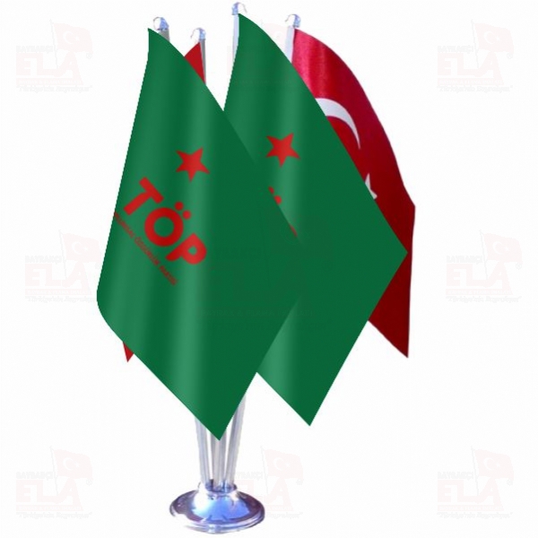 Ye�il Toplumsal �zg�rl�k Partisi D�rtl� �zel Masa Bayra��