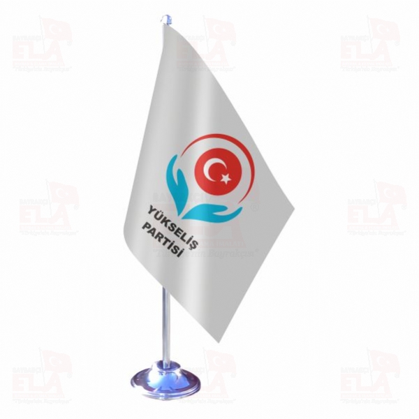 Y�kseli� Partisi Tekli Masa Bayra��
