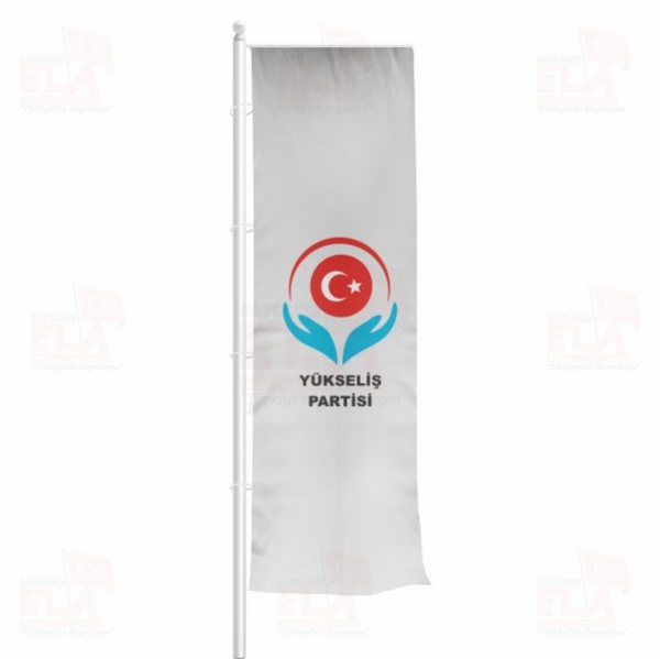 Y�kseli� Partisi Yatay �ekilen Flamalar ve Bayraklar