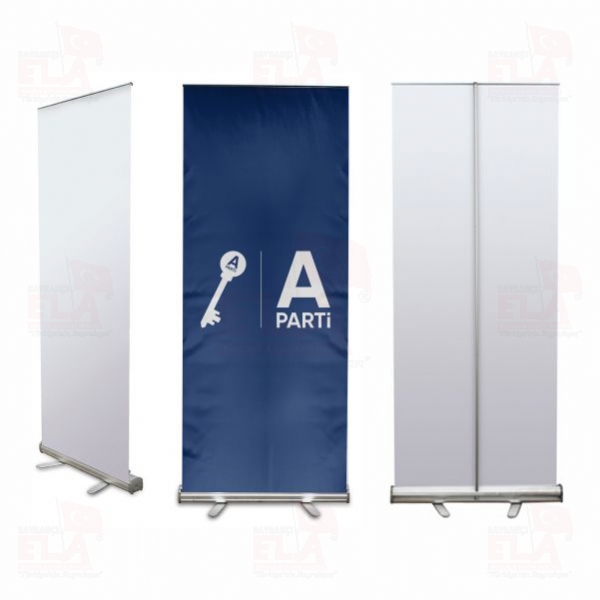 Zeminli Anahtar Parti Banner Roll Up