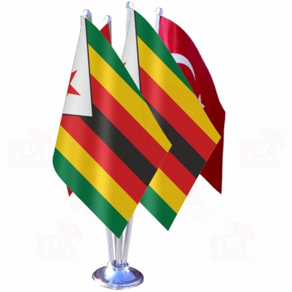 Zimbabve D�rtl� �zel Masa Bayra��