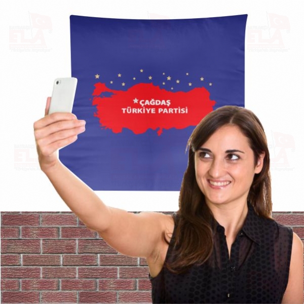 �a�da� T�rkiye Partisi Bez Arka Plan Manzara