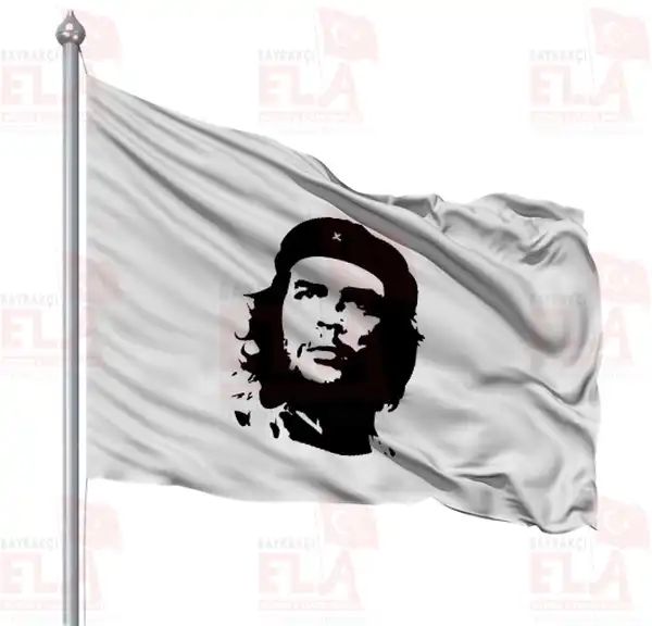Che Guevara Gnder Flamas ve Bayraklar