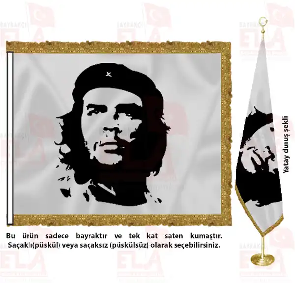Che Guevara Saten Makam Flamas