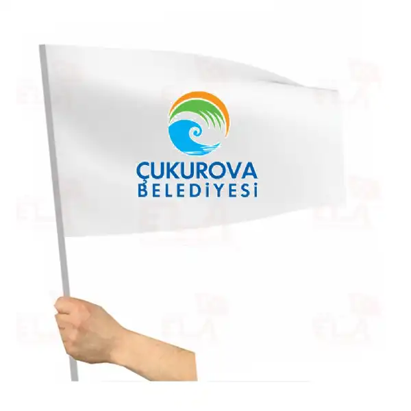 Çukurova Belediyesi Sopalı Bayrak ve Flamalar