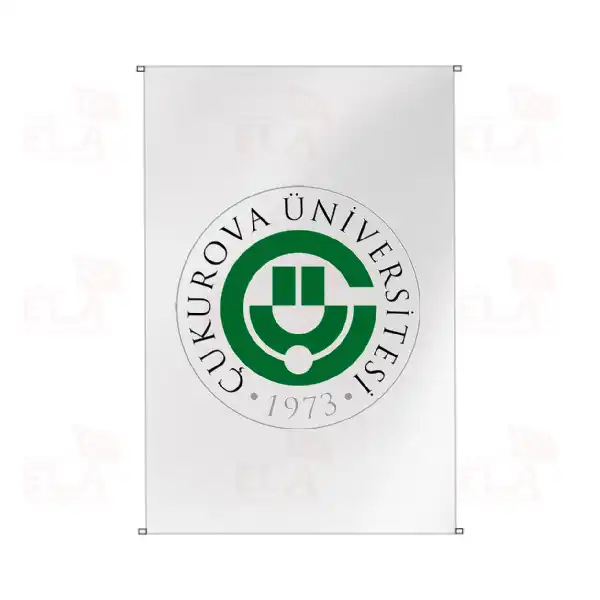 Çukurova Üniversitesi Bina Boyu Bayraklar