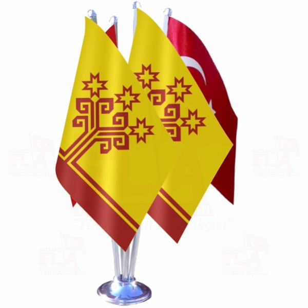 �uva�istan D�rtl� �zel Masa Bayra��