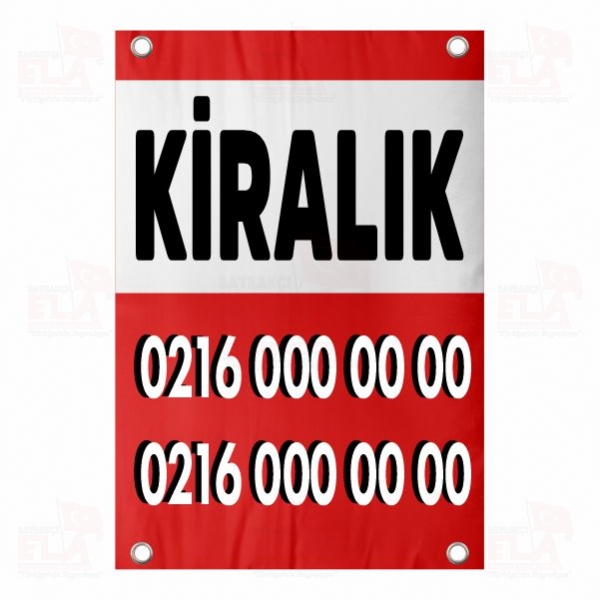 Dikey Delikli Me�h Emlak Afi�leri Dikey Me� Emlak Afi�i