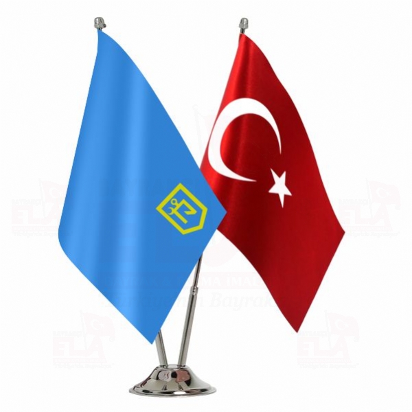 �dil Ural Devleti 2 li Masa Bayra��