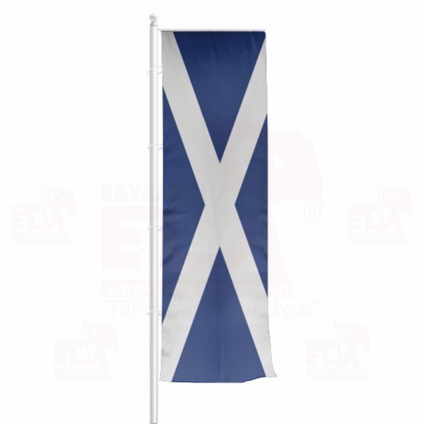 İskoçya Yatay Çekilen Flamalar ve Bayraklar