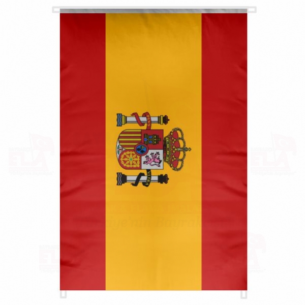 İspanya Bina Boyu Bayraklar