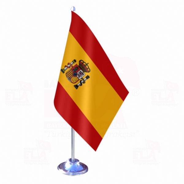 İspanya Tekli Masa Bayrağı