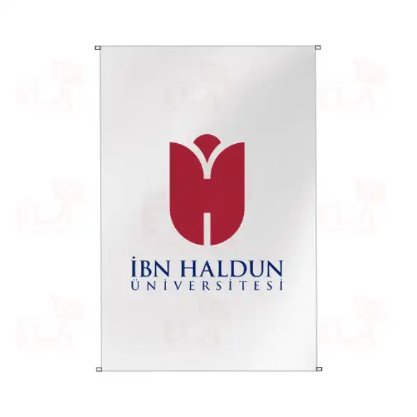 İstanbul İbn Haldun Üniversitesi Bina Boyu Bayraklar