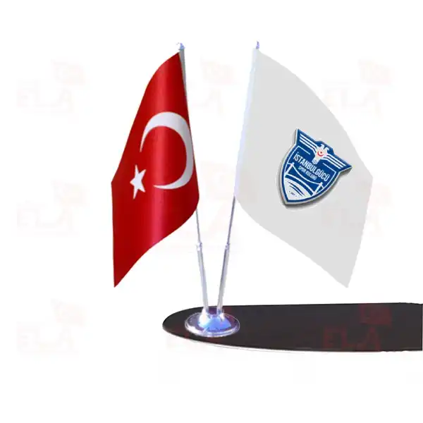 İstanbulgücü Spor Kulübü 2 li Masa Bayrağı