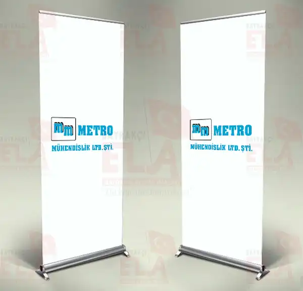 Metro Mhendislik Banner Roll Up