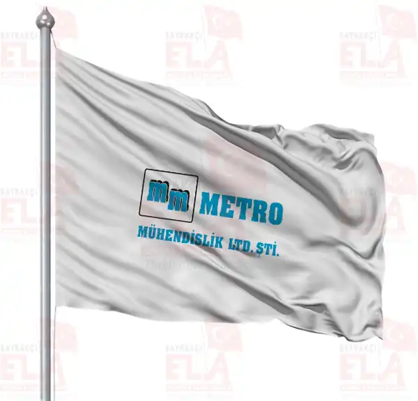 Metro Mhendislik Gnder Flamas ve Bayraklar