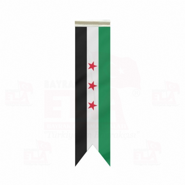 zgr Suriye Ordusu zel Logolu Masa Bayra