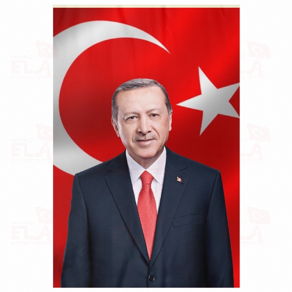 Recep Tayyip Erdoğan Bez Posteri